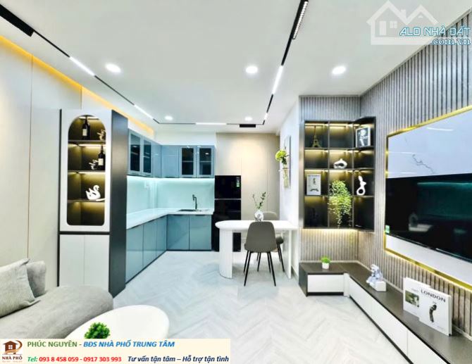 gấp BÁN NHÀ Xây mới – TT PHAN VĂN TRỊ BÌNH THẠNH - DTSD 50.8M2 - GIÁ 4.45 TỶ - tặng NT - 1