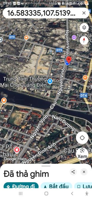 Đất Mặt Tiền đường Nguyễn Vịnh Gần Trung Tâm Thương Mại thị trấn Sịa - 1