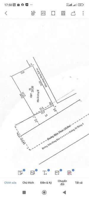 NHÀ MẶT TIỀN 40 TỶ ĐƯỜNG MẬU THÂN, P. AN PHÚ, Q. NINH KIỀU, TP. CẦN THƠ 287 M2 ODT - 1