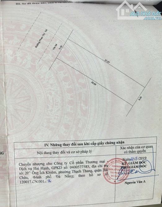 Bán đất đường Phan Thị Nể, dt:105m2 ,thông biển Nguyễn Tất Thành - 3