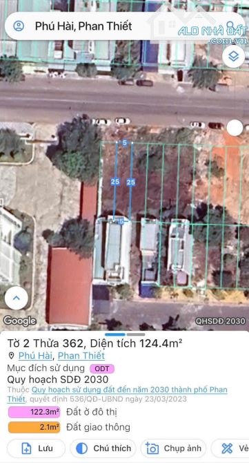 Bán 2 lô liền kề 250m2 mặt tiền Võ Văn Kiệt , Phường Phú Hài , TP Phan Thiết - 2