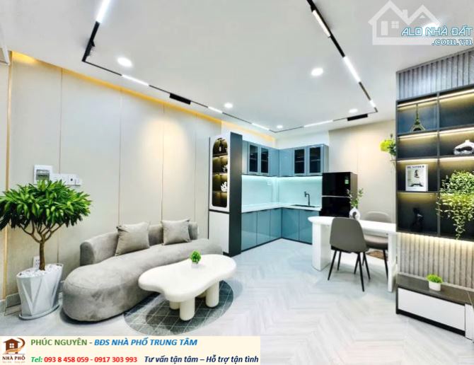 gấp BÁN NHÀ Xây mới – TT PHAN VĂN TRỊ BÌNH THẠNH - DTSD 50.8M2 - GIÁ 4.45 TỶ - tặng NT - 2