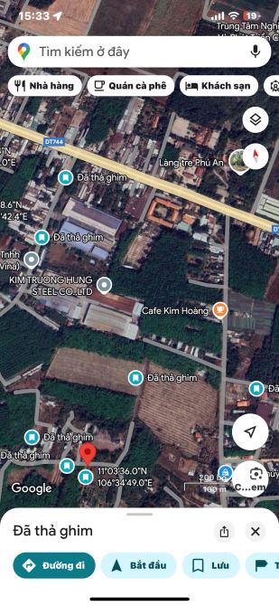 Bán đất Phú An Bến Cát gần UBND xã Phú An 5x62m giá 1ty350 - 2