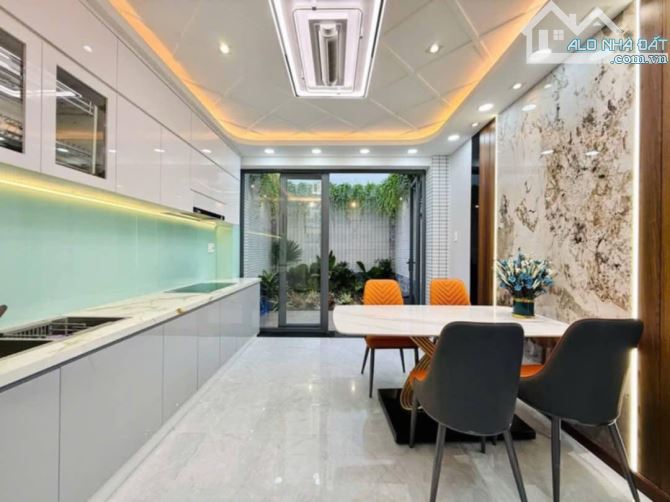 🥰 Nhà 4 tầng khu vip đường BÙI QUANG LÀ phường 12 quận Gò Vấp dt72m2(3.5x21) Hẻm 6m thông - 2