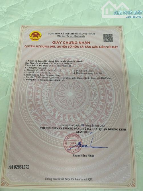 54,9m2 tổ 5, Hoà Nghĩa, Dương Kinh - 2