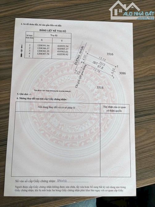 BÁN ĐẤT GẦN ĐƯỜNG LE HÔNG PHONG, TÂN ĐÔNG HIÊP DĨ AN, DT 64M2 GIÁ 2.75 TI - 3