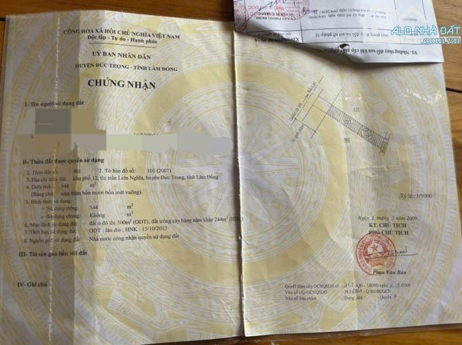 Chính chủ cần bán đất tặng nhà ngay Trung Tâm Thị Trấn Liên Nghĩa, Huyện  Đức Trọng - 3
