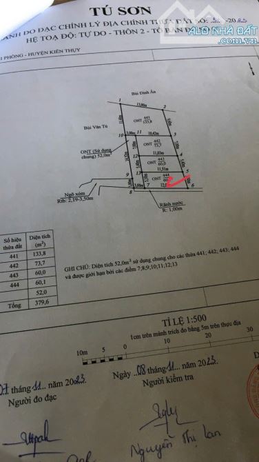 60,1m2 Tú Sơn, Kiến Thụy trung tâm xã - 3