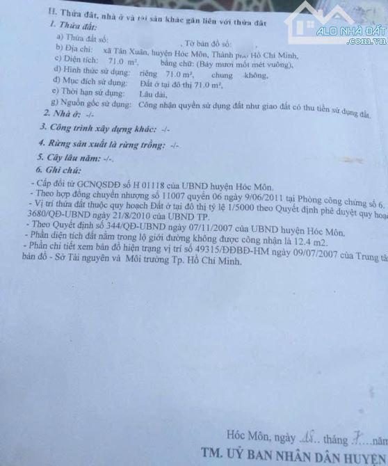 Dãy 4 phòng giá sang lại 770 triệu, ngay Tân Xuân 1, xã Tân Xuân, Huyện Hóc Môn. - 4