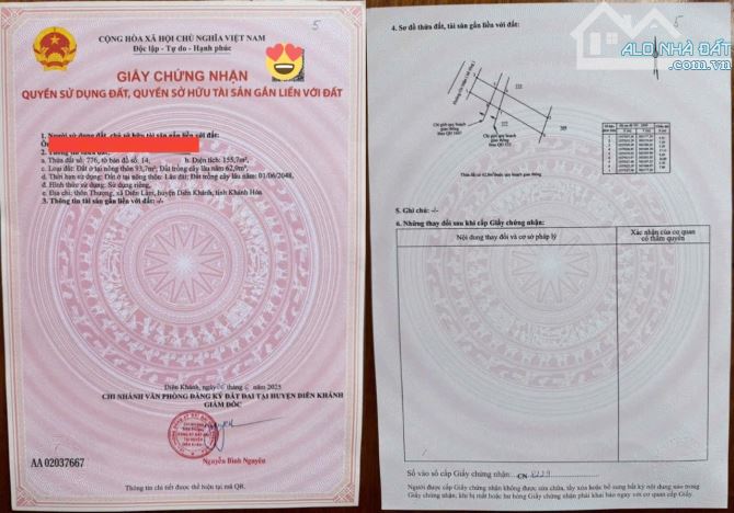 Bán đất Diên Lâm mặt đường bê tông rộng 8m ngay sát bên Hương Lộ 39 - 8