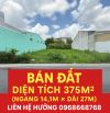 Bán Đất Vườn Lài Q12 - 375M2 ( 14,1 x27m ) Hẻm Nhựa 6M -  Chỉ 20,6Tỷ.