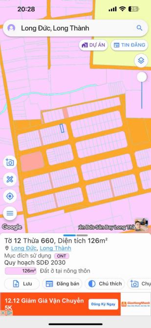 Bán lô đất dự án trong khu 15 long đức giá mềm
