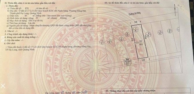CẦN BÁN GẤP Ô ĐẤT ĐỒI NGÂN HÀNG - GIÁ GIẢM KỊCH SÀN