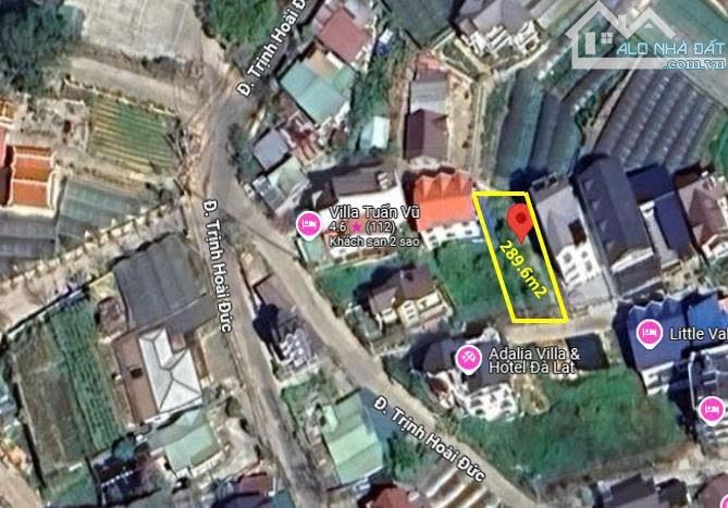 🔥 Lô đất 289m - Trịnh Hoài Đức- phường 11 Đà Lạt🔥9 Tỷ - thích hợp xây biệt thự, khách sạ - 1