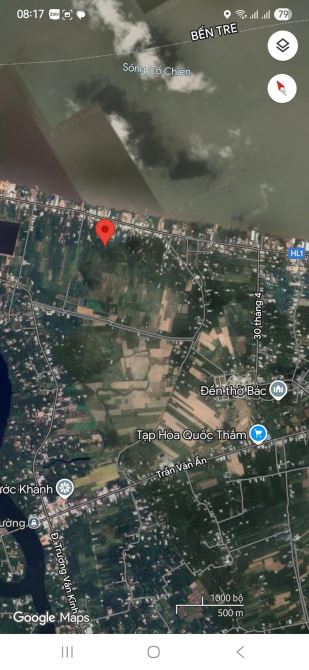 🌳 CẦN BÁN GẤP 972m² ĐẤT TRỒNG DỪA TẠI ẤP LONG ĐẠI – XÃ LONG ĐỨC, TRÀ VINH .  👍 Cách đườn - 3
