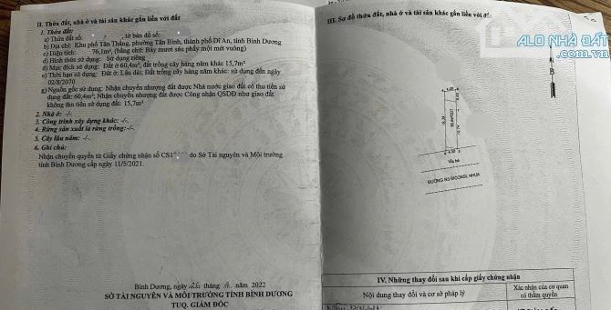 2,85Tỷ TL🔥Bán đất 76,1m2 kinh doanh nhỏ ok_Gần bờ hồ Biconsi 200m, p.Tân Bình, Tp. Dĩ An - 4