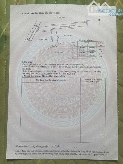 Bán đất Hà Đậu, Hồng Phong. 53,1m2. Ô tô vào tận đất - 4