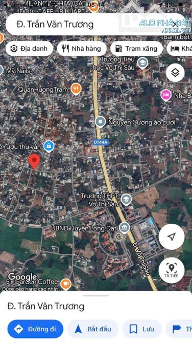 🏡 BÁN LÔ ĐẤT MẶT TIỀN ĐƯỜNG TRẦN VĂN TRƯƠNG – TT ĐẤT ĐỎ, BÀ RỊA - VŨNG TÀU  📐 Diện tích: - 5