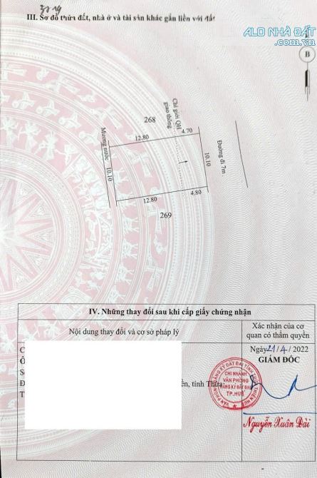 Đất Măt tiền Khổ Biệt Thự - Xóm 4 Ngọc Anh - Trung tâm Phú Thượng, Huế - 5