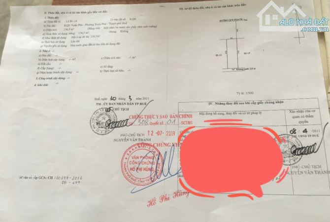 Bán đất 136,5m2 mặt tiền đường Hoàng Lanh, KQH Xuân Phú, TP Huế, tặng nhà kho trên đất - 6