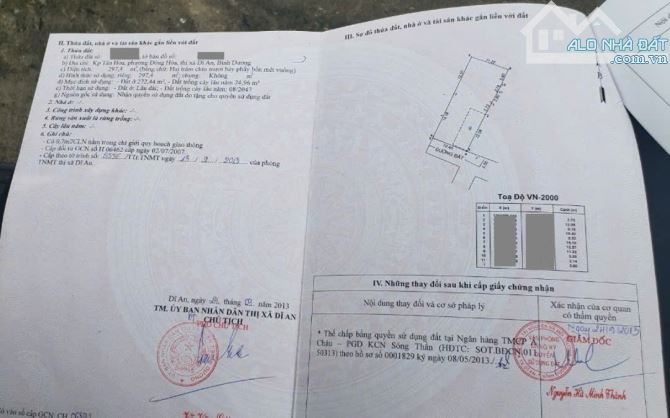 Nhà gần chợ Đông Hòa, phường Đông Hòa, TP Dĩ An. 14 tỷ - 6