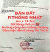 BÁN ĐẤT THỐNG NHẤT, SỔ HỒNG THỔ CƯ ĐƯỜNG RỘNG 6m GẦN MẶT TIỀN VÕ THỊ 6
