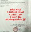 BÁN NHÀ THỐNG NHẤT, 1TRỆT 1LẦU CÒN MỚI, SẠCH GẦN SIÊU THỊ COOPMART