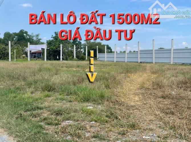 bán lô đất 1500m2- thổ cư- thị trấn hậu nghĩa- gần dự án vinhomes- giá tốt cho anh chị ạ