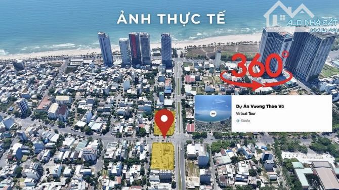 🐲Bán cặp đất mặt tiền Vương Thừa Vũ - Hoa hậu biển gần sát Sun Costa - Sun Group - Gọi Bi