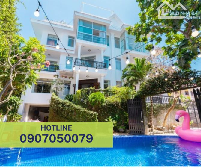 BÁN BIỆT THỰ VIEW BIỂN - TRẦN PHÚ P1 VŨNG TÀU - DT 303M2 SỔ HỒNG, CÁCH BIỂN 200M GIÁ 31 TỶ