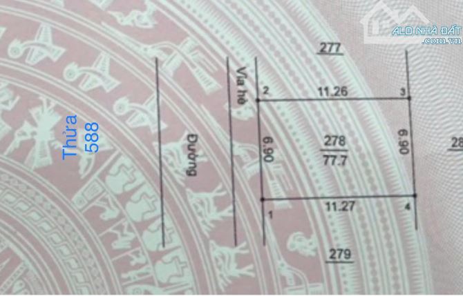 Bán 77.7 m2 đất dịch vụ Di Trạch, gần đường 3.5
