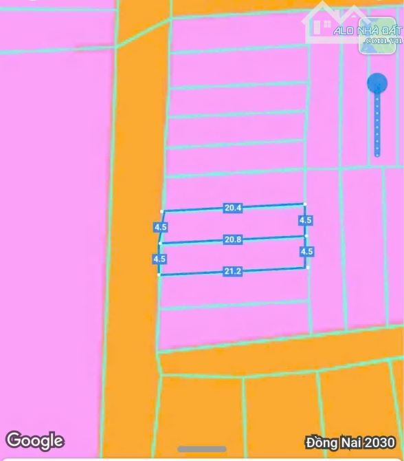 Bán Đất Ngang 9M x 21M Mặt Tiền Kinh Doanh hẻm 7M thông P. Tân Phong, gần Chợ Bà Thức - 1