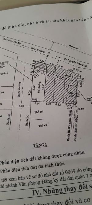 Đất 5,5x18m góc 2 mặt tiền đối diện hồ Tân Mỹ Phường Tân Thuận Tây Q7 - 1