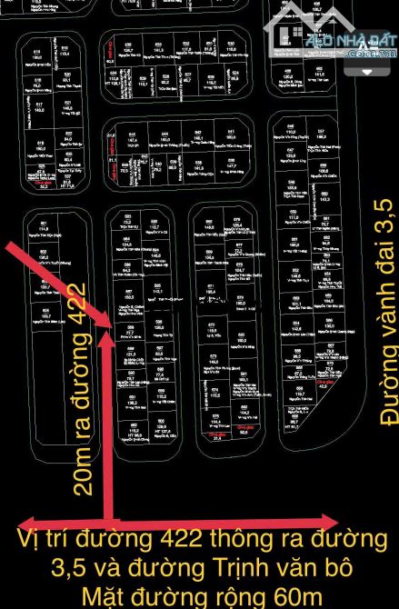 Bán 77.7 m2 đất dịch vụ Di Trạch, gần đường 3.5 - 1