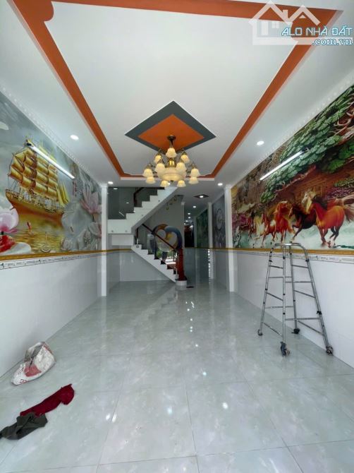 NHÀ ĐẸP 1 LẦU 4 X 25M ĐƯỜNG XE ÔTÔ NGAY LÔ NHÌ LỘC HẬU MỸ LỘC CẦN GIUỘC - 2