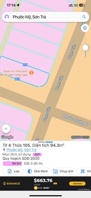 Bán đất 2 mặt tiền đường Phạm Vấn và Phước Trường 7 - 2