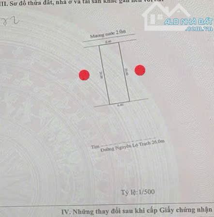 🌄🌄 Mặt Tiền Nguyễn Lộ Trạch Cạnh Võ Nguyên Giáp Giá Chỉ 7ty2 - 3