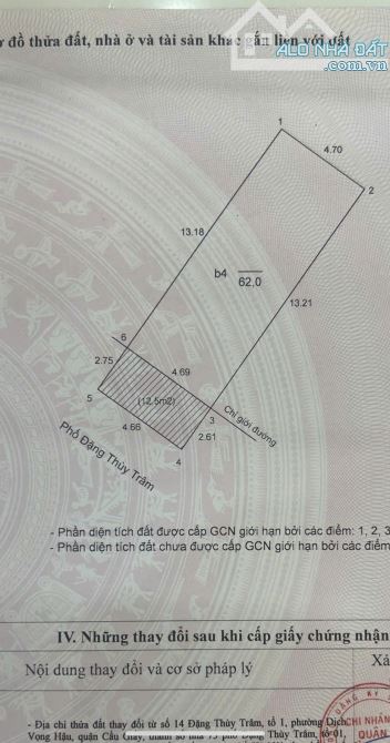 MẶT PHỐ ĐẶNG THUỲ TRÂM - Ô TÔ - KINH DOANH 62m2 4 tầng mặt tiền 4.7m Giá 34 tỷ - 3