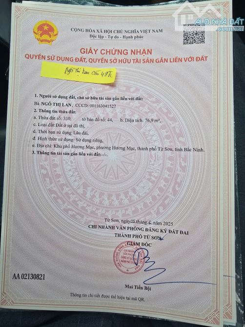 🌟 Lô đất cực phẩm khu phố hương mạc – từ sơn, tiện ích xung quanh đầy đủ  🌟 - 4