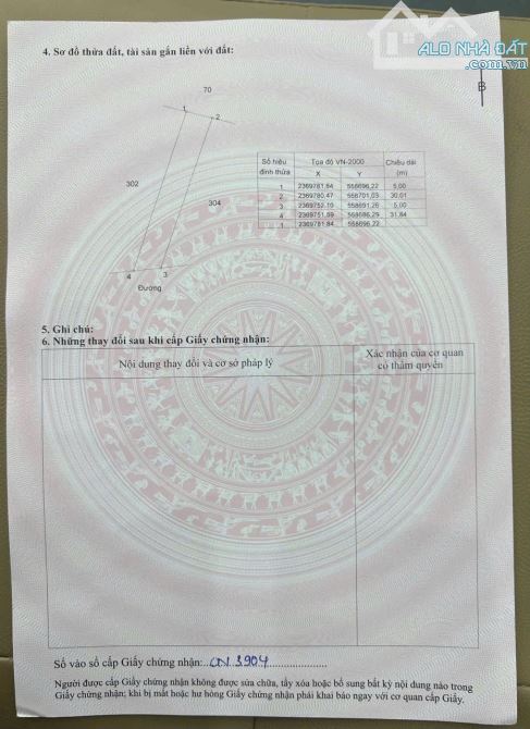 🔥BÁN GẤP LÔ ĐẤT DUY NHẤT RẺ NHẤT TAM ĐẢO GẦN TRƯỜNG CHỢ TT DT147M MT5M GIÁ CHỈ 4xx triệu - 4