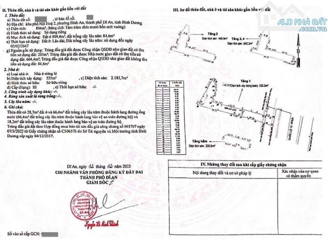 Đất mặt tiền đường Quốc Lộ 1K, phường Bình An, TP Dĩ An. 37 tỷ - 5