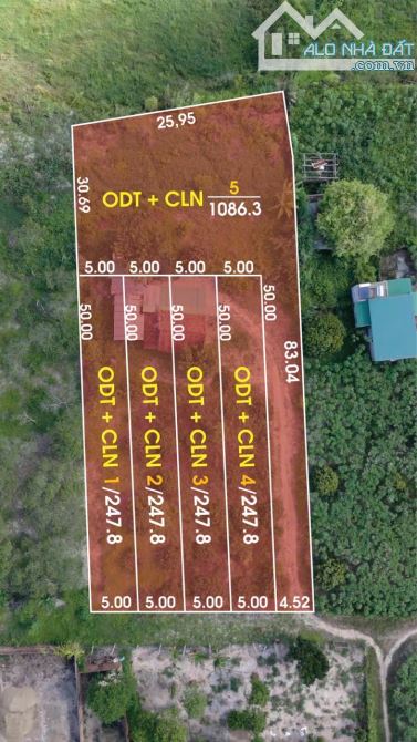 Lốc 5 lô liền kề tại thị trấn Eakar - DakLak chỉ 179 triệu/1 lô - 7