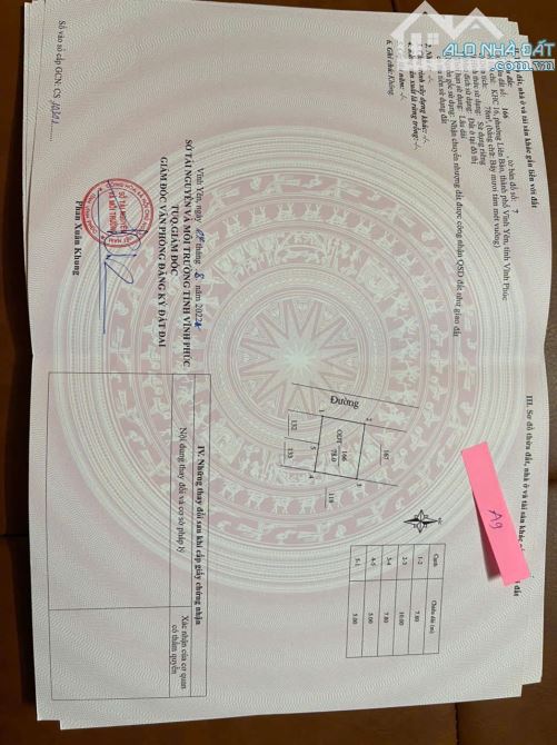 Bán đất cạnh góc khu TDP Gò Dung, Liên Bảo, Vĩnh Yên, Vĩnh Phúc