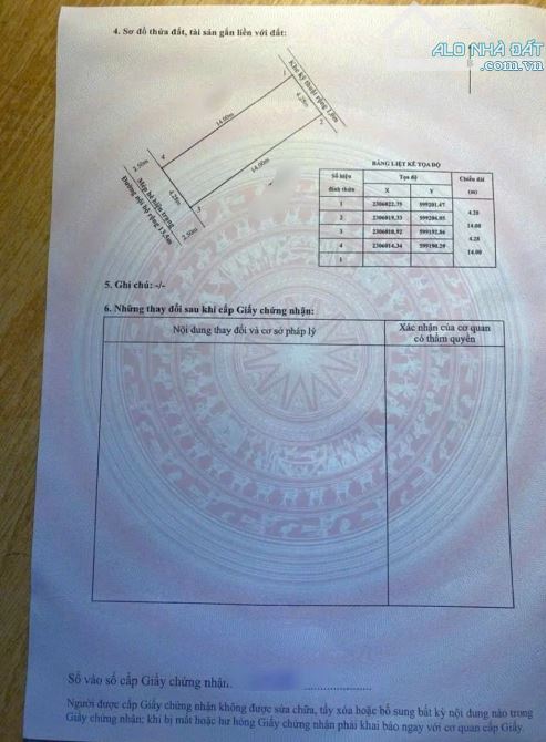 Bán lô đất đẹp vuông vắn không lỗi lầm lô 21B Lê Hồng Phong