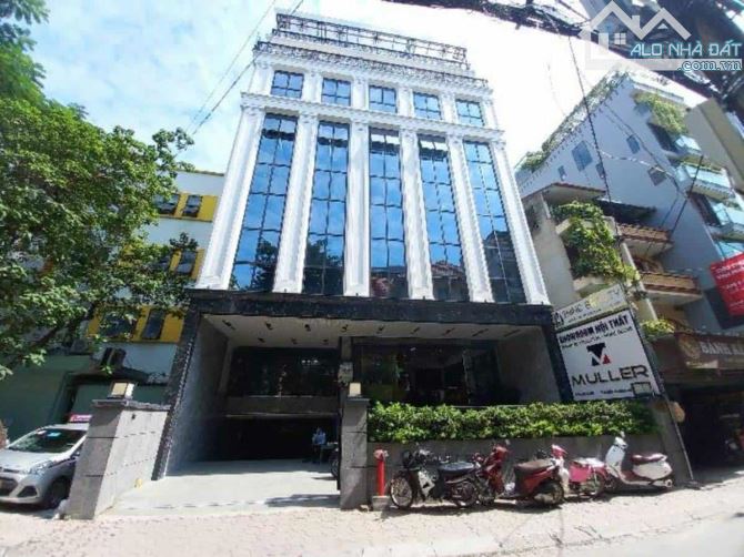 CỰC PHẨM BUILDING 115M2 + 9 TẦNG  MẶT PHỐ TRUNG TÂM QUẬN THANH XUÂN  LÔ GÓC+ MẶT TIỀN 8 M