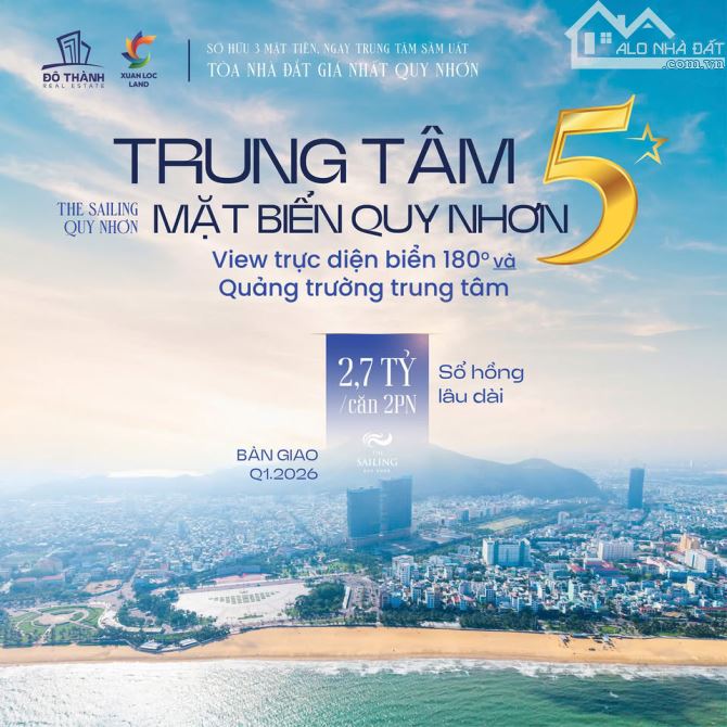 CĂN HỘ BIỂN QUY NHƠN MỞ BÁN THÁP THƯƠNG GIA THE SAILING BAY ( Tòa A dự án The Sailing ) - 6