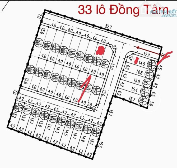 Bán 70,5m2 đất đấu giá Đồng Tâm, Đồng Hòa, Kiến An lô duy nhất giá chỉ hơn 2,5 tỷ - 1