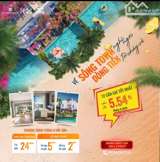 Nhà phố biển CaraWorld CamRanh-Từ 5,5 tỷ/căn, CK 19,5%,10% ký HĐMB, TT 24 tháng, Miễn Lãi - 2