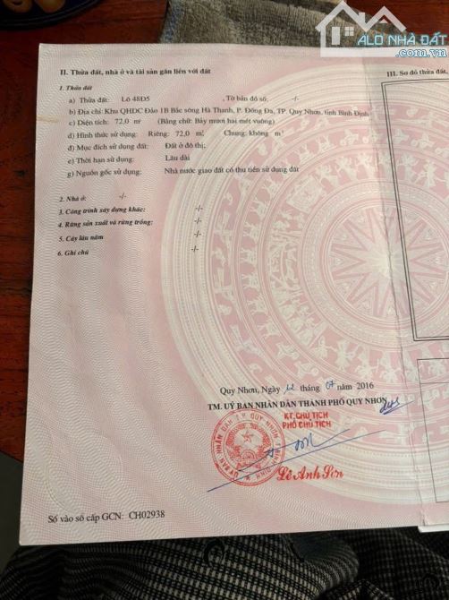 BÁN ĐẤT MẶT TIỀN PHẠM HUY THÔNG – KHU HÀ THANH 1 – VỊ TRÍ ĐẮC ĐỊA GIỮA TRUNG TÂM PHƯỜNG QU - 2