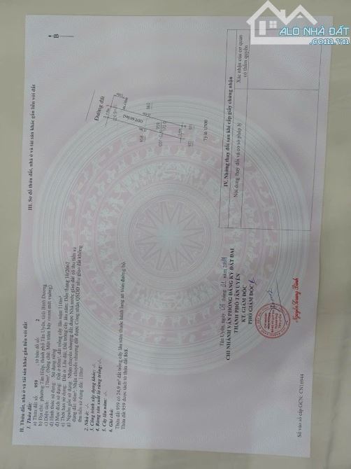 Bán Đất Tân Hiệp 10 tân uyên bình dương, Giá Bán 1 tỷ 600 triệu  170m2 Đất - 3